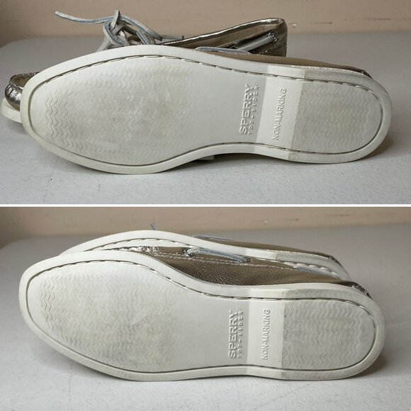 Sperry Top-Sider Metallic Authentic Original Boat Shoe Sneaker Size 5 - Picture 10 of 16